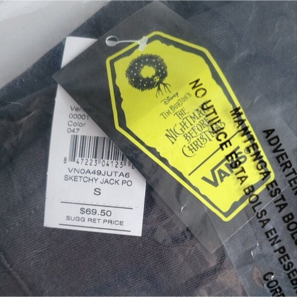 NEW Vans Small Nightmare Before Christmas Glow In The Dark Hoodie Sweater. - Picture 11 of 11